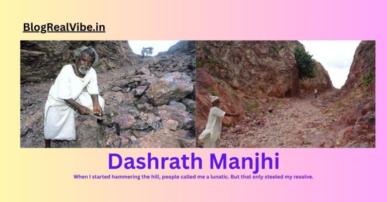 “Dashrath Manjhi’s Real Story: The Man Who Carved a Mountain Alone”