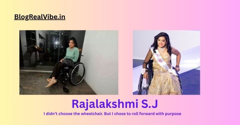 “Rajalakshmi S.J Success Story – From Wheelchair to Miss India Crown”