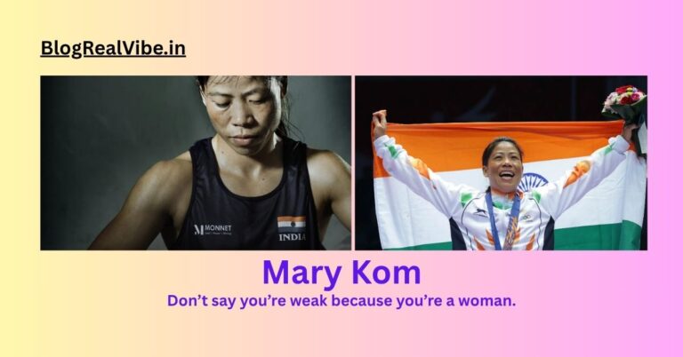 “Mary Kom’s Inspiring Journey – From Fields of Manipur to World Champion”