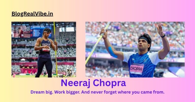 “Neeraj Chopra: From Haryana Fields to Olympic Gold Glory”