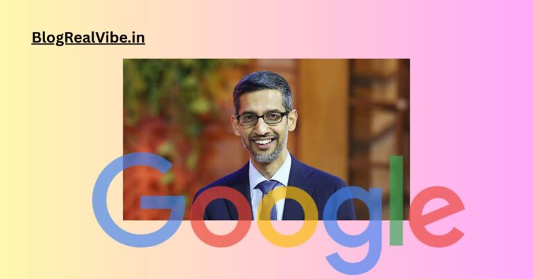 “The Sundar Pichai Story: From Indian Streets to Google’s Skyline”