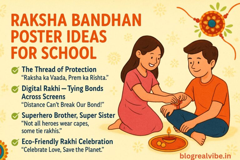Raksha Bandhan Poster Ideas for School: Creative Concepts Kids Will Love
